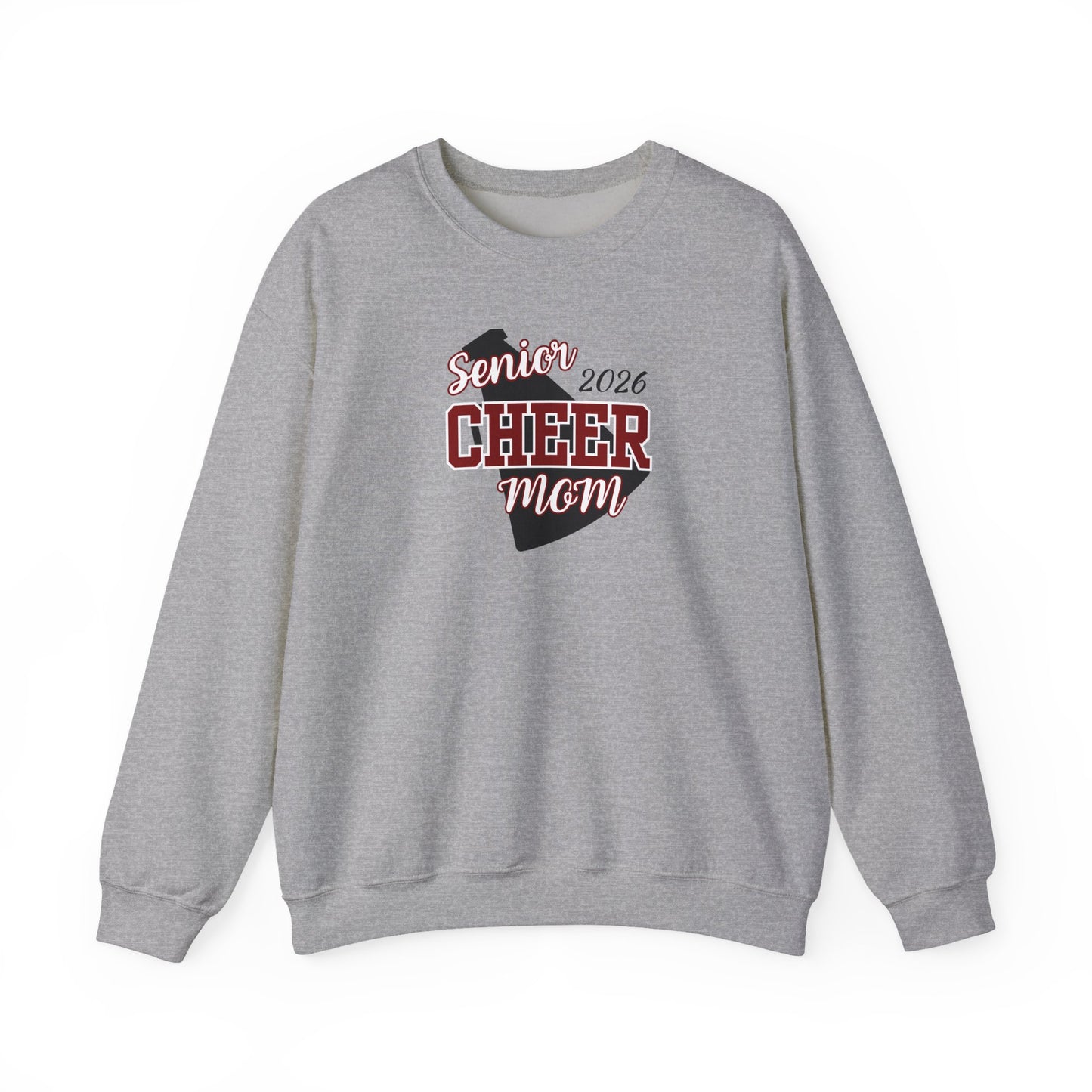 Senior Cheer Mom 2026-Unisex Heavy Blend™ Crewneck Sweatshirt