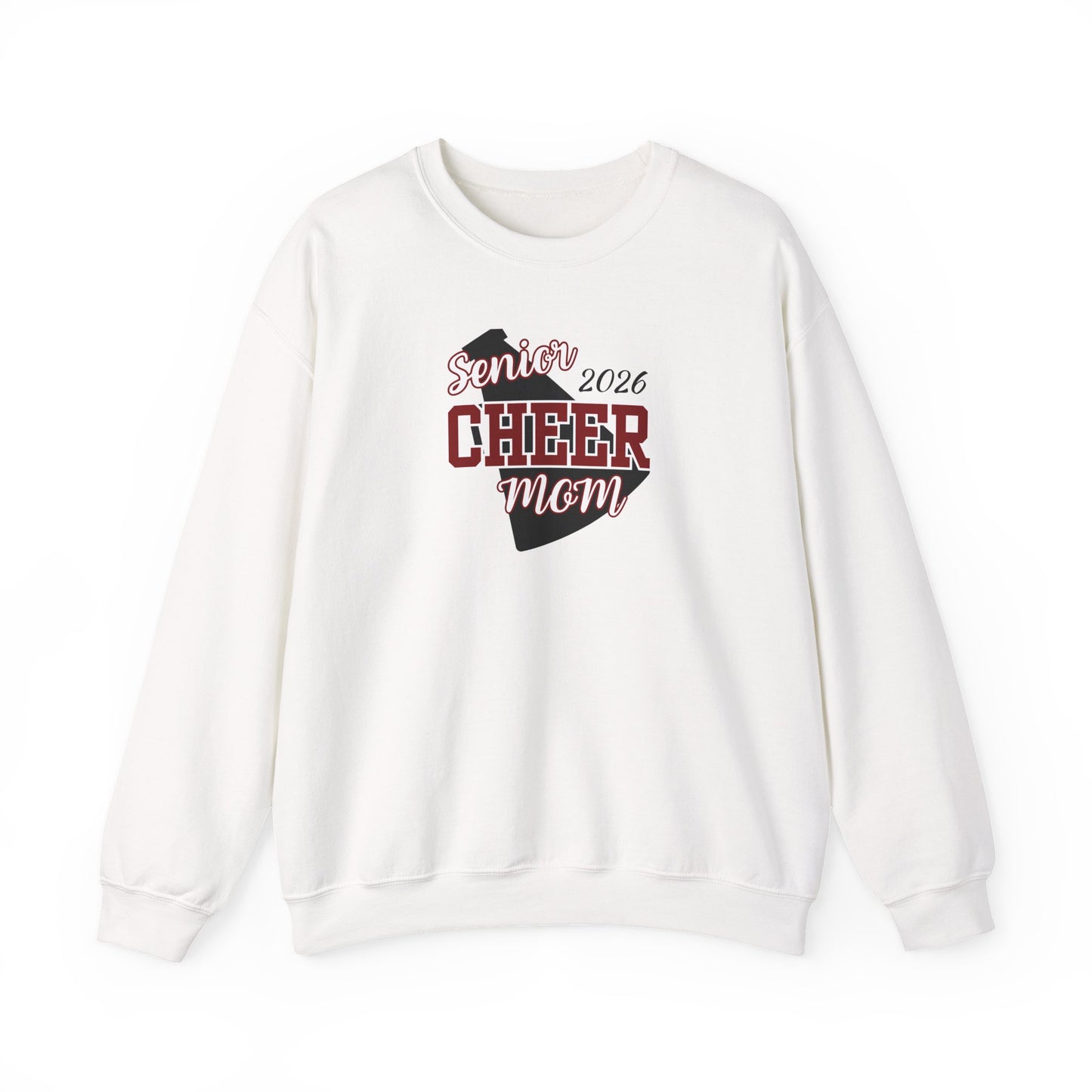 Senior Cheer Mom 2026-Unisex Heavy Blend™ Crewneck Sweatshirt